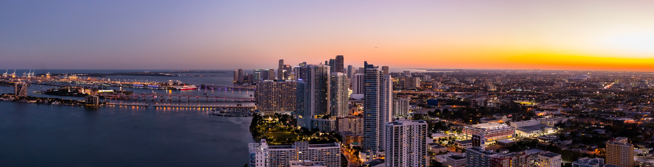 Biscayne Bay Miami South View